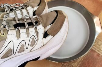 Эффективный способ очистки белых кроссовок при помощи таблетки для посудомоечных машин